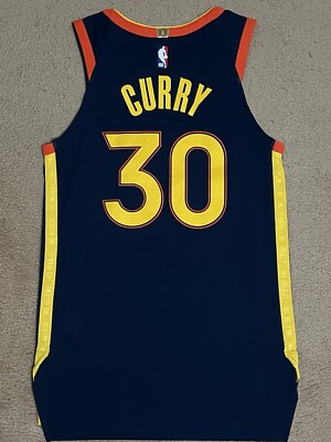 100% Authentic Stephen Curry Nike Warriors City Edition Oakland