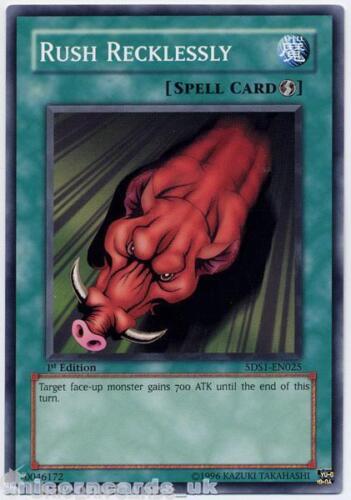 5DS1-EN025 Rush Recklessly 1st Edition Mint YuGiOh Card - Picture 1 of 1