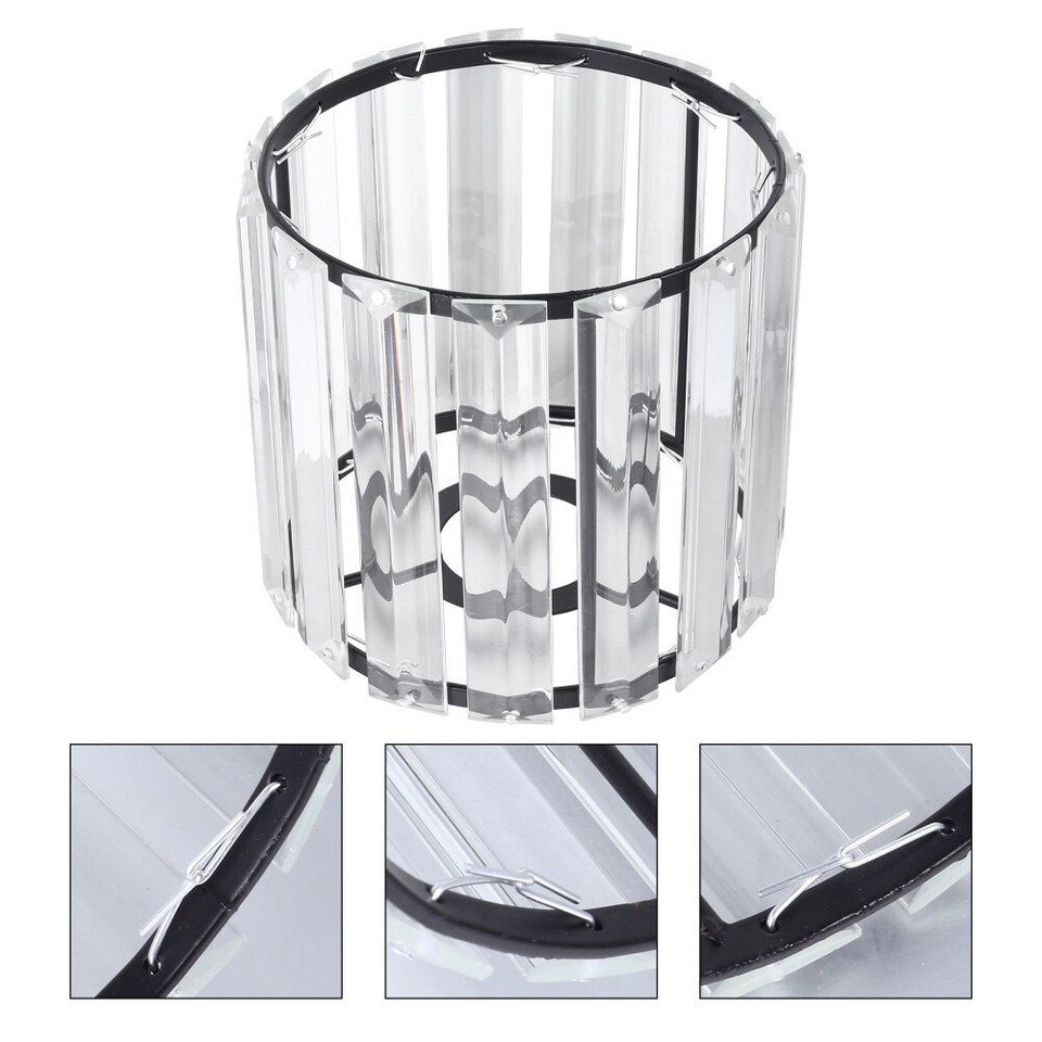 Crystal Lampshade Shades for Floor Globe Ceiling Lights Luxury