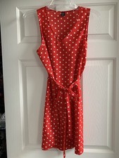 SHEIN - Red  Sleeveless V-Neck Sheath Dress - Size S / US 4  - New 