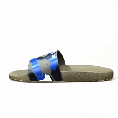 VALENTINO GARAVANI Camo Rubber Pool Slide Slip On Sandal  display picture 3
