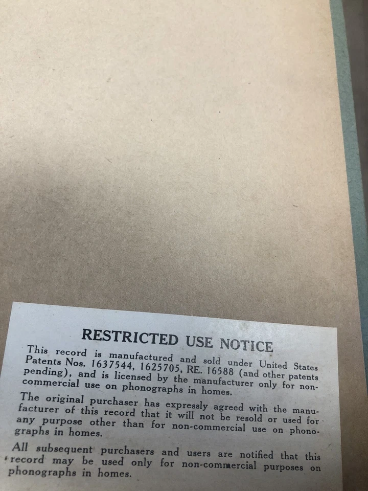 JASCHA HEIFETZ TSCHAIKOWSKY CONCERTO IN D MINOR FOR VIOLIN 78RPM 4-DISC SET 1012 - Image 3 of 4