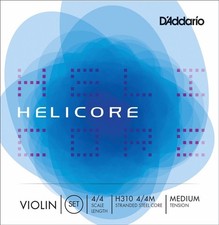Helicore 4/4 Violin String Set H31044M by D'Addario