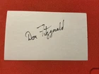 Don Fitzgerald 🔥🔥NFL: St. Louis Cardinals 🔥RARE Autograph 🔥🔥