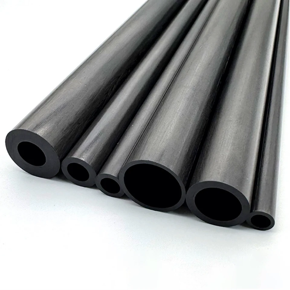 200mm Lengths Pultruded Carbon Fibre Tubes Round Hollow 2 3 4 5 6 7 8 10mm OD - Image 3 of 4