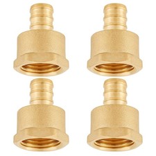 Lead-Free Brass 1/2" Pex Fittings,1/2 Pex Female Adapter, PEX 1/2" x 1/2" NPT...