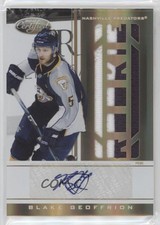 2011-12 Certified Mirror Gold 20/25 Blake Geoffrion #210 Auto 03hd