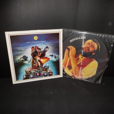 MARILLION vinyl LOT x2 Vigil In A Wilderness Of Mirrors 1989 + Interview PD LP