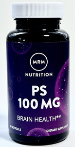 MRM Nutrition PS Phosphatidylserine 100mg Brain Health Non-GMO Softgels 60