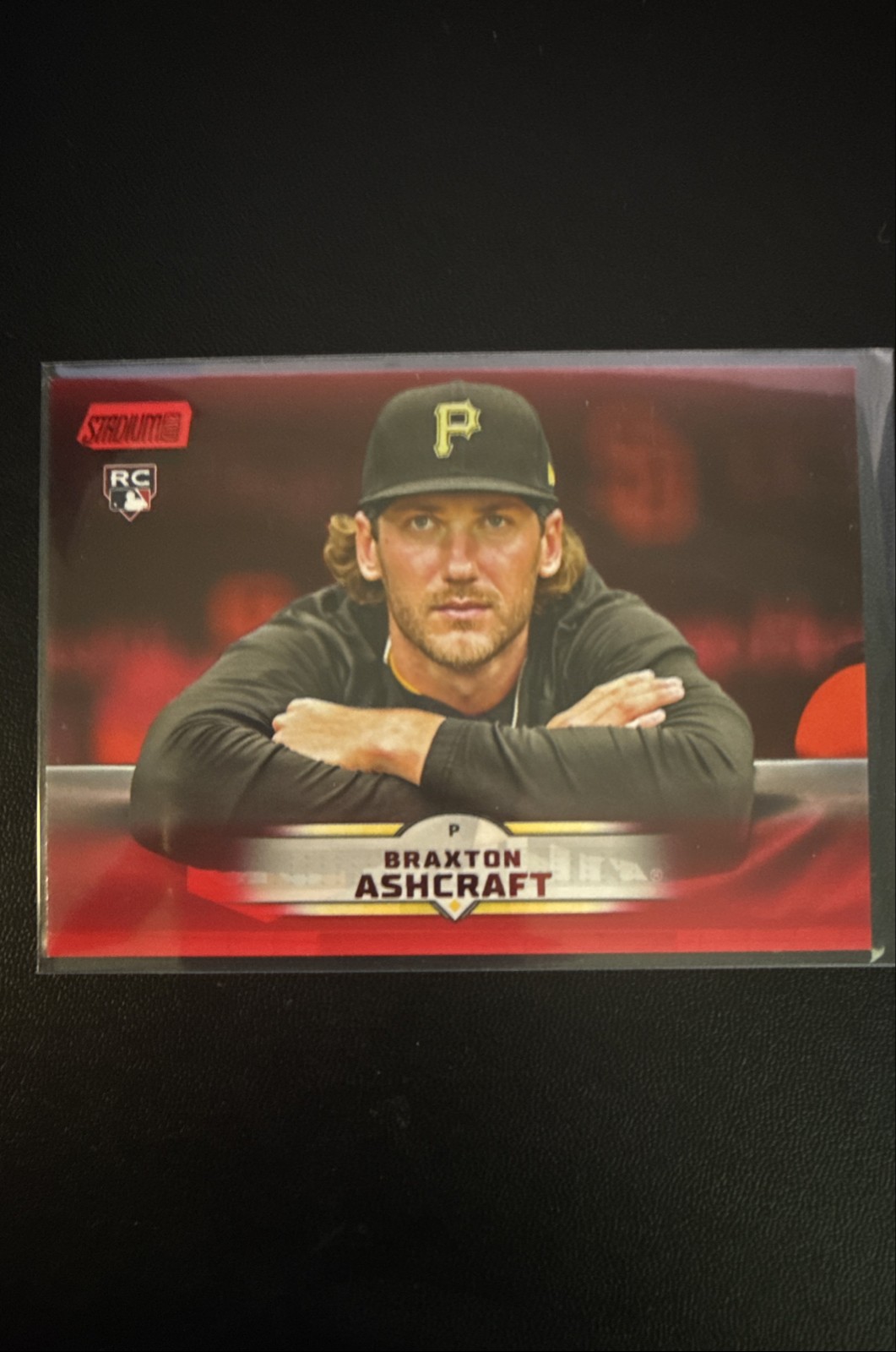 2025 Topps Stadium Club - Braxton Ashcraft #190 Red Foil (RC)
