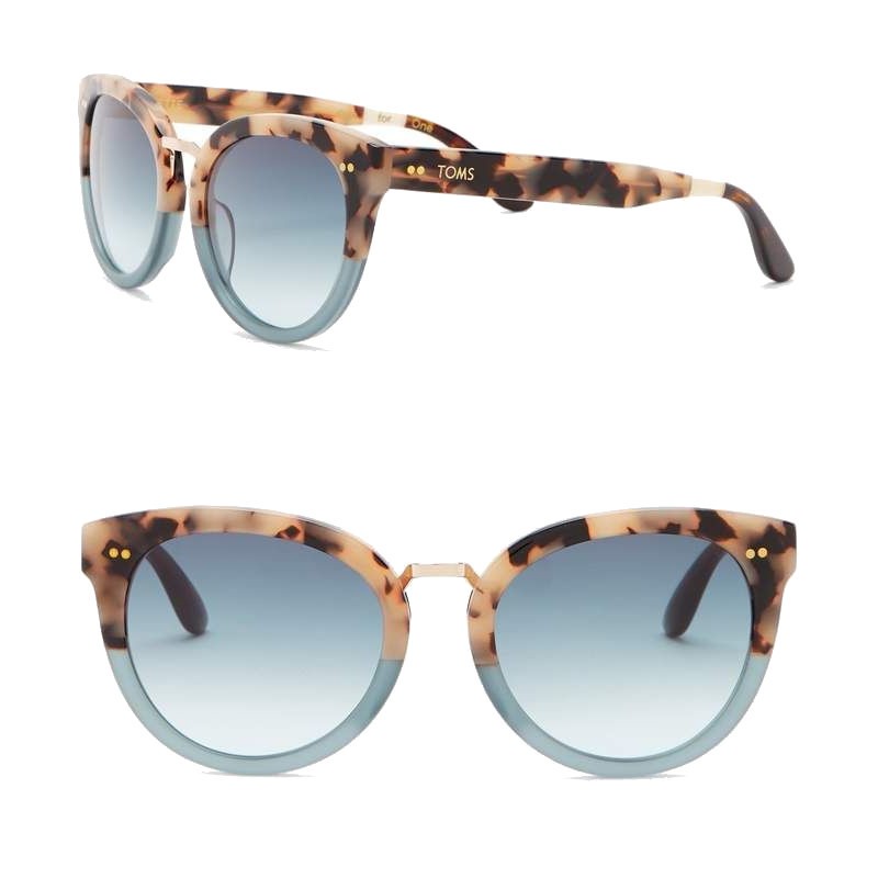 Toms YVETTE Sunglasses 10010629 52 21 145 One For One Tortoise Pre Owned TOMS Yvette Women main image 2