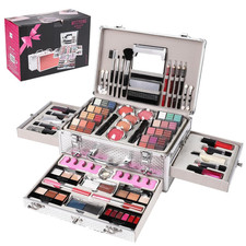 All in One Makeup Kit for Teens, 106 Pcs Professional Silver