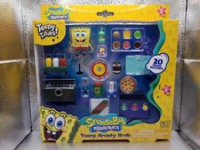 NEW Teeny Tinies SPONGE BOB SQUARE PANTS Mini Food Playset Dollhouse Miniatures