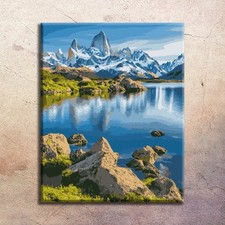 Premium Quality Paint By Numbers Kit: Chalten. KitArtUS