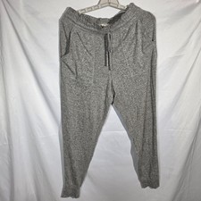 Aerie Heather Gray Soft Knit Drawstring Jogger Lounge Pants M