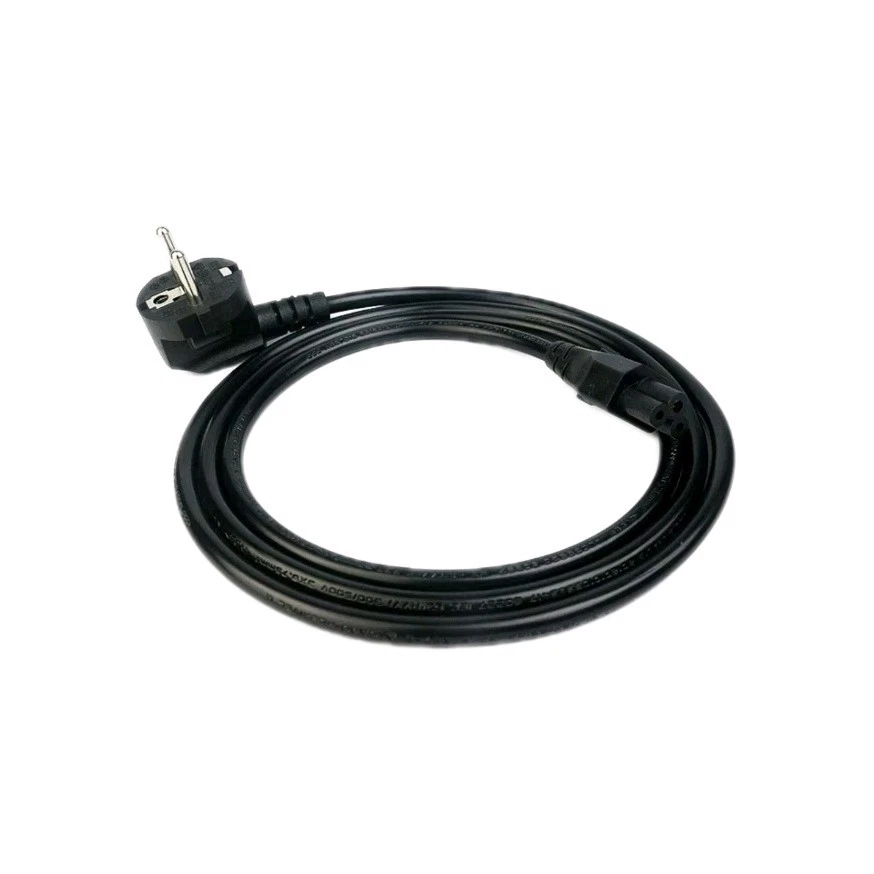 Stromkabel Netzkabel C5 Kleeblatt Strom Kabel TV PC Monitor Laptop Netzteil 1,5m - Bild 2 von 4