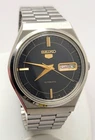 Vintage Seiko 5 Automatic 6309-8930 Men's Watch Arabic / English calendar works