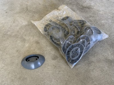 Bestway Pool Leg Support Foot Endcap Gray From 14' And 15  Steel Pro Max (NEW)