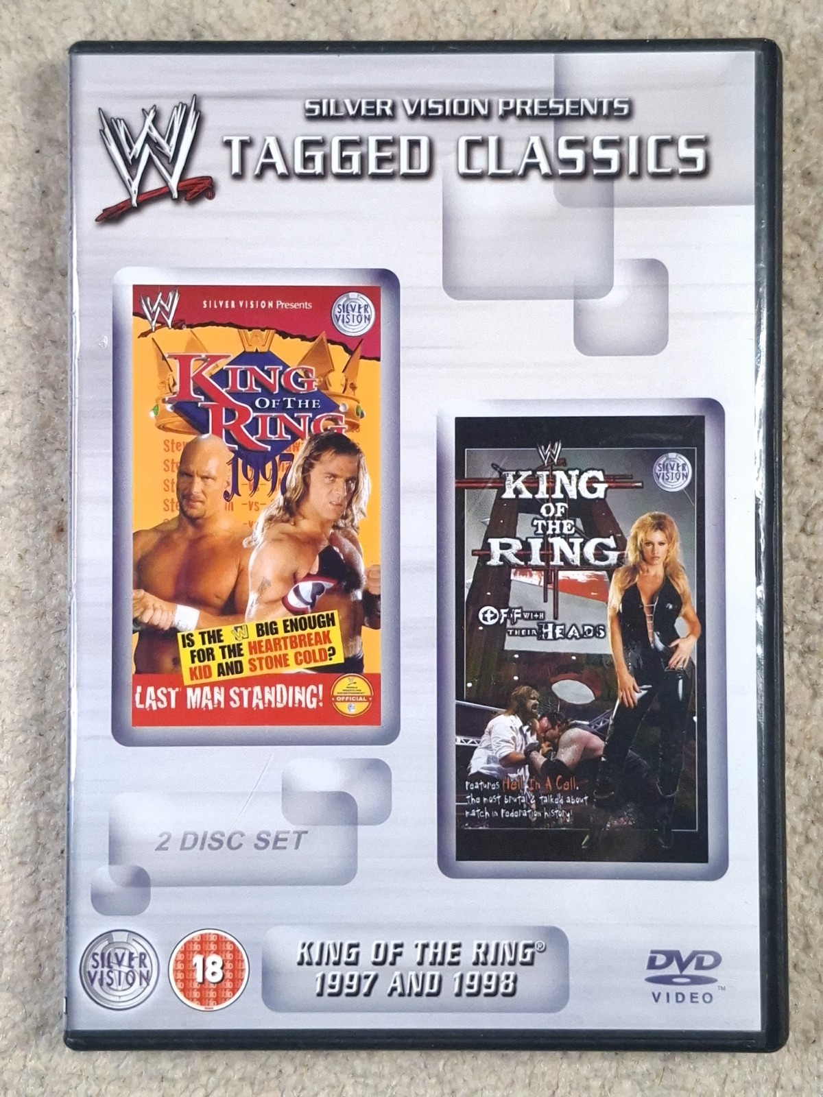WWE Tagged Classics - WWF King Of The Ring 1997 & 1998 2-DIsc DVD - Wrestling
