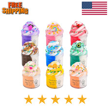 Cloud Slime Kit, 9 Pack Slimes with Peach, Watermelon, Rainbow, Blue Cute Slime