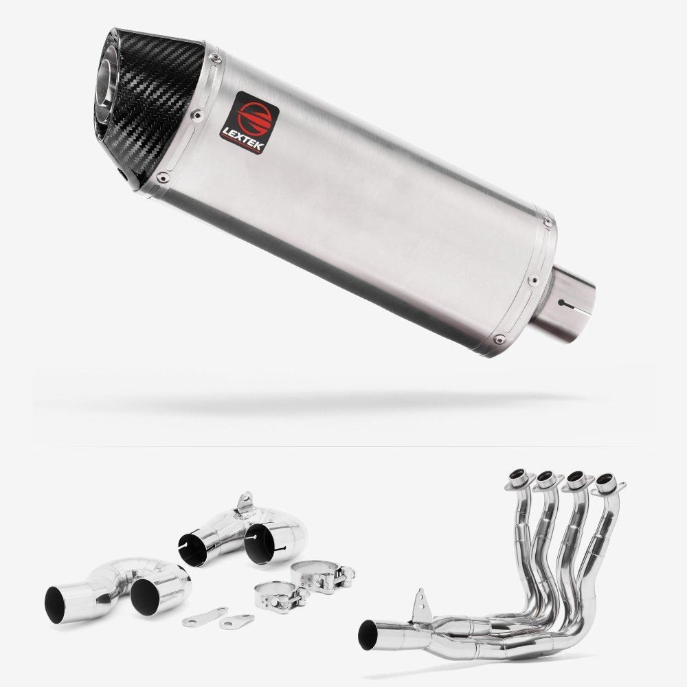Lextek RP2 Oval Exhaust System 300mm for Honda CBR1000RR Fireblade (14-16)