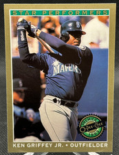 🔥1993 O-PEE-CHEE Premier GOLD BORDER Ken Griffey Jr #9 SEATTLE MARINERS HOF!