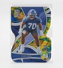 2022 Panini Spectra Universal Die Cut Evan Neal #/10 Rookie Card RC. rookie card picture
