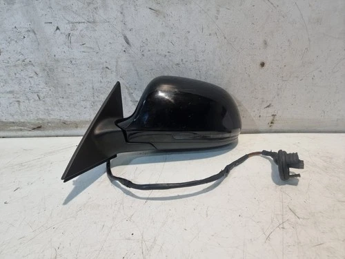 Audi A3 8P Wing Mirror Front Left Passenger N/S Electric Black 2009 Facelift OEM