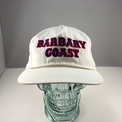 Vintage BARBARY COAST Hotel Casino Las Vegas Rope Bill Strapback Hat Cap OSFM