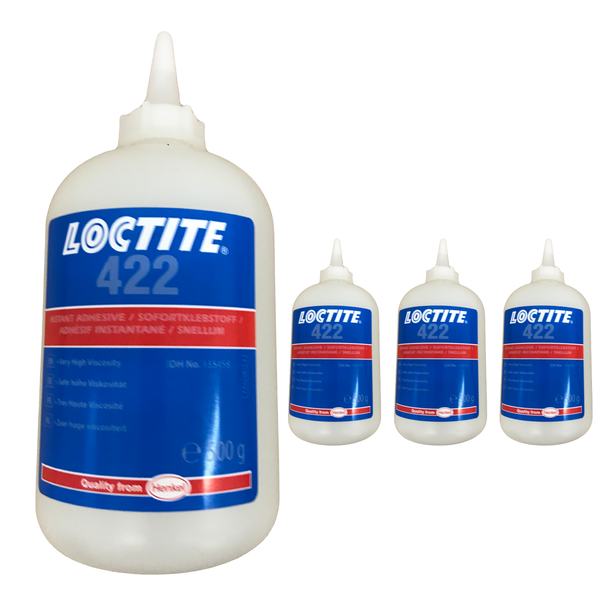 Sekundenkleber Loctite 422 Sofortklebstoff 4 X 500G - Hohe ViskositäT-image