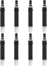 WILLWIN Multifunction Elastic Stocking Clips Suspenders Garter Belt for Girdles