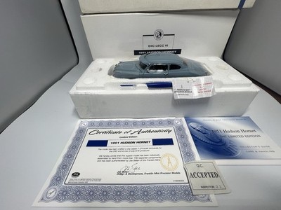 Franklin Mint 1951 Hudson Hornet Coupe D4C Blue 1:24 - RARE