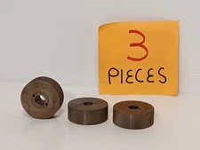 Lot of 3 Unbranded Knurl Wheels, 2" Outside Diameter, 3/4" Wide, Diamond Pattern