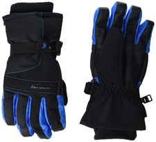 Gordini Kids' AquaBloc Glove Black/Bright Blue Medium
