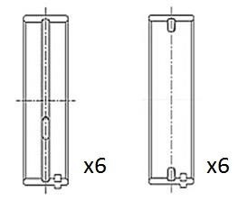 FAI AutoParts Kurbelwellenlager BM1060-STD FüR Audi Volvo VW-image