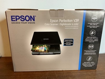 Epson Perfection V39 Photo Document Color Scanner USB Powered Flatbed Scanner