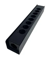 PROCRAFT PB1H-8X1X-BK Steel Project Box 12-5/8" x 1-7/8" x 1 5/8" w/9 "D" punch