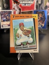1990 TOPPS JOHNNY BENCH TURN BACK THE CLOCK #664