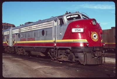 Original Rail Slide - AC Algoma Central 1754 Sault Ste Marie ON 7-19-1997