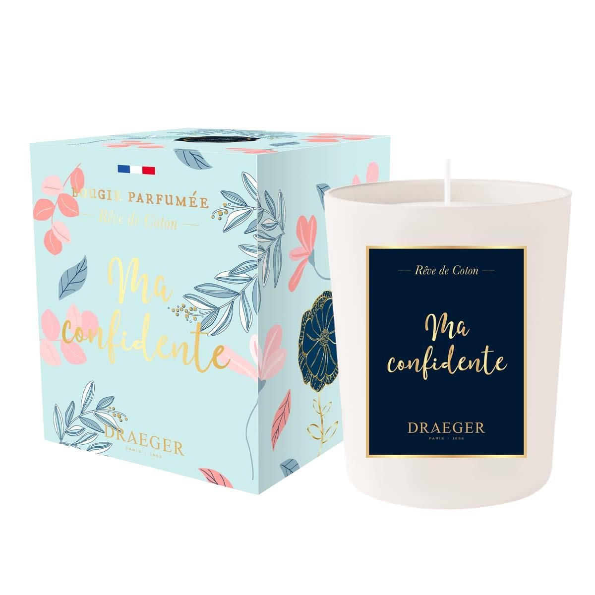 Draeger Bougies parfumées en verre lot de 2 une idée cadeau bien-être