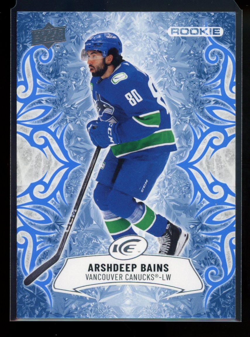 2024-25 Upper Deck Ice #102 Arshdeep Bains