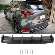 For Mazda CX-30 CX-5 CX-50 CX-9 Carbon Fiber Rear Bumper Lip Diffuser 6-Fins