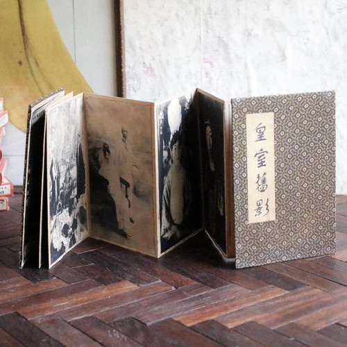 Early 20th C. Qing Imperial Court Accordion Photo Album