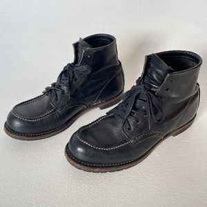 RED WING Beckman 9015 Black Leather Moc Toe Boots / US 8.5 / USA Discontinued REDWING 9015 BECKMAN BOOTS CLASSIC MOC TOE BLACK LEATHER  main image 3