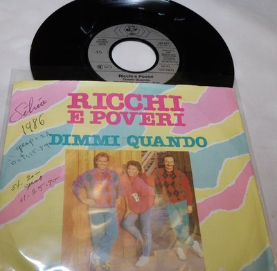 VENTO CALDO RICCHI E POVERI / DIMMI QUANDO 45 RPM RECORD & PS 040