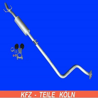 für TOYOTA YARIS (_P1_) 1.0 MITTELSCHALLDÄMPFER + Montagesatz