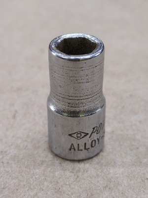 POWR-KRAFT MONTGOMERY WARD 84W4762 9/32'' SOCKET 1/4DR 6PT USA  BY WRIGHT TOOL