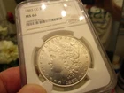 STUNNING SUPERB GEM GRADED 1883-CC  MORGAN DOL  NGC MS 66  AN ALL WHITE SPARKLER