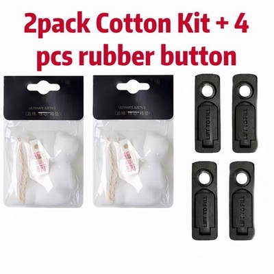 Lighter Insert Repair Kit 2PCS Cotton + 4 Anti-Leak Pads FOR Zippo Zorro Inserts