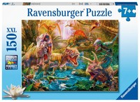 Ravensburger Kinderpuzzle - 13348 Versammlung Der Dinosaurier- 150 Teile...